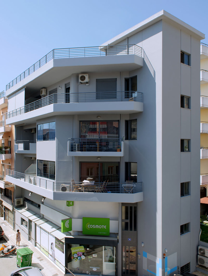 Μπιζανίου 38 - Κτίριο διαμερισμάτων & επαγγελματικών χώρων στο κέντρο των Ιωαννίνων